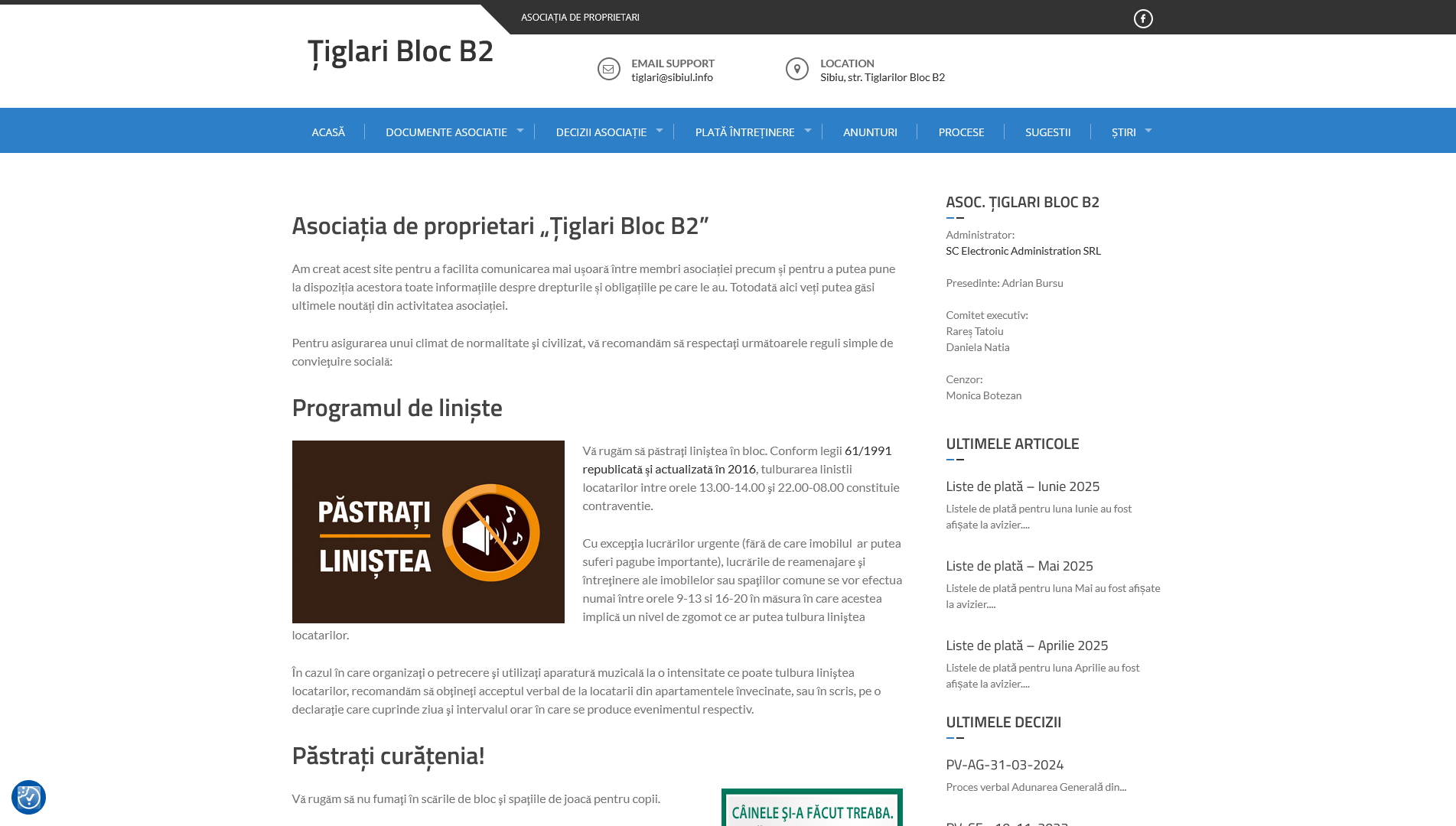 Asociația de proprietari „Țiglari Bloc B2”